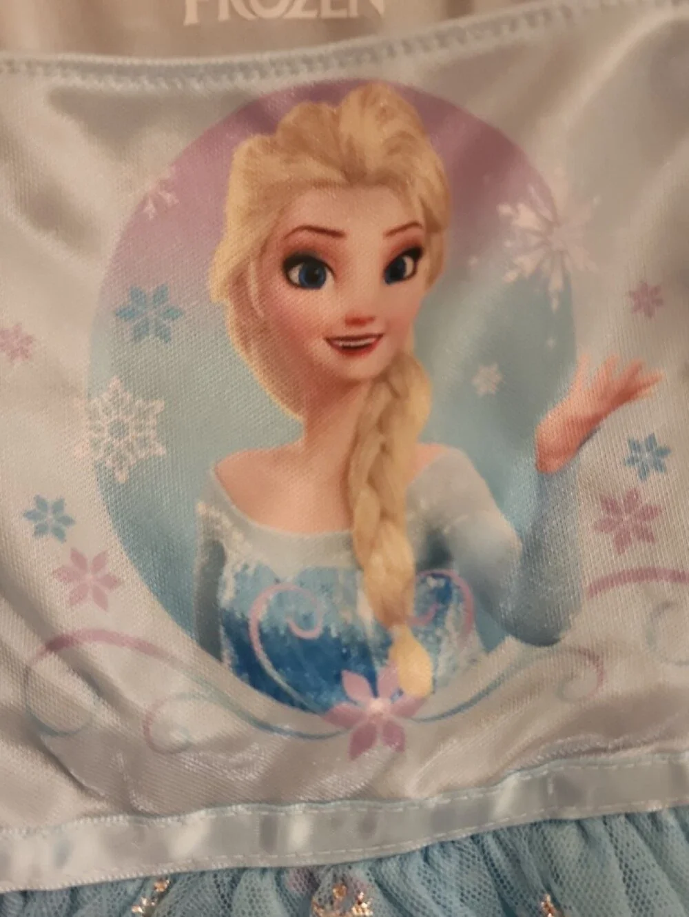 NWT Disney Elsa Sparkle Light Blue Frozen Nightgown 3T